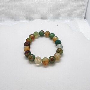 Brand New Multi Color Agate Bracelet